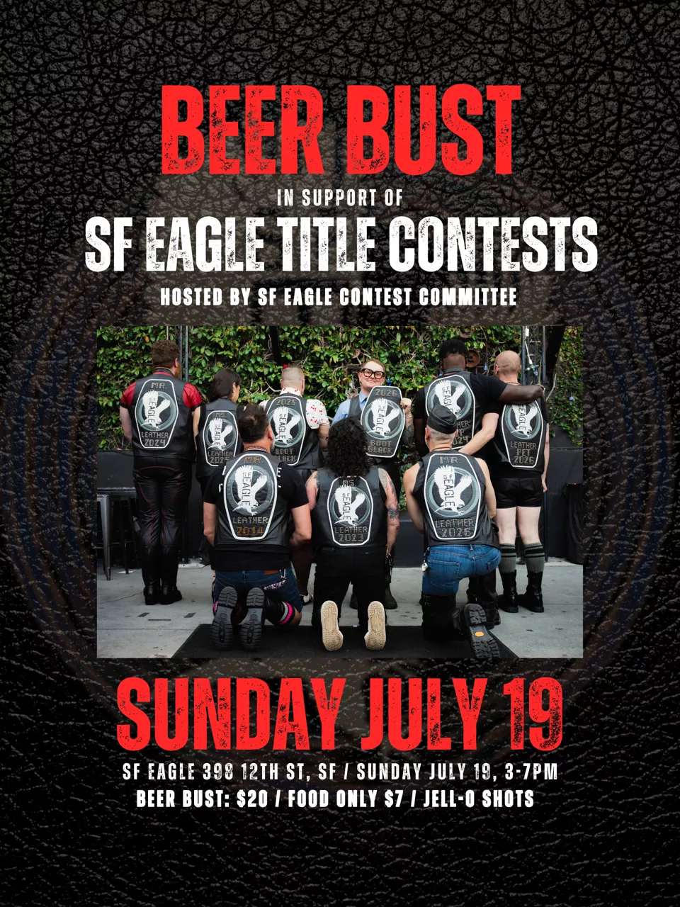 SF Eagle Title Family Beer Bust! poster